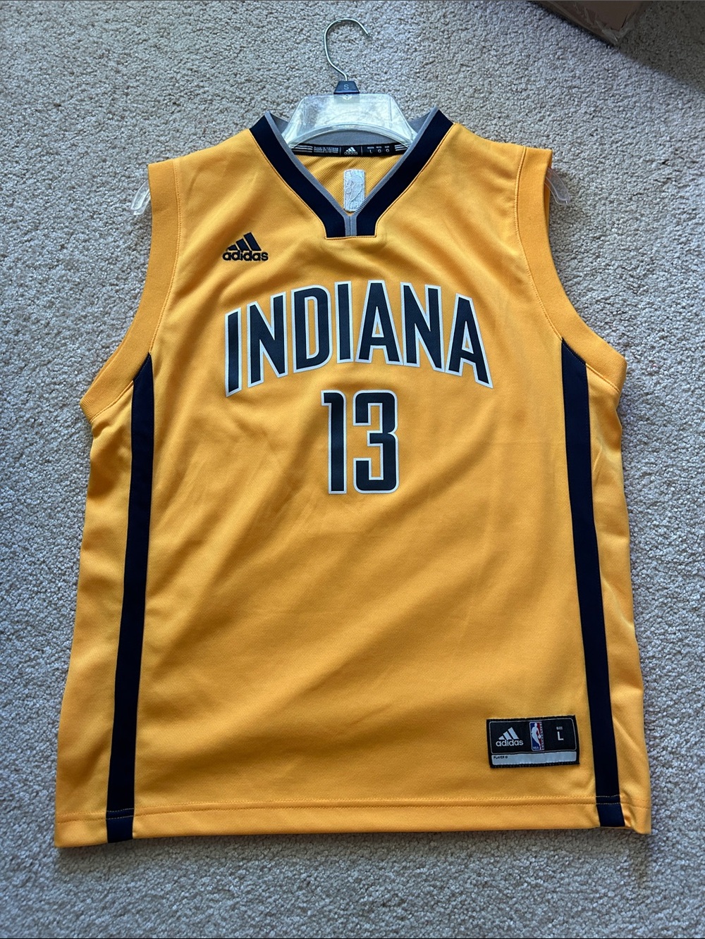 adidas Indiana Pacers Basketball Jersey NBA Paul George youth large